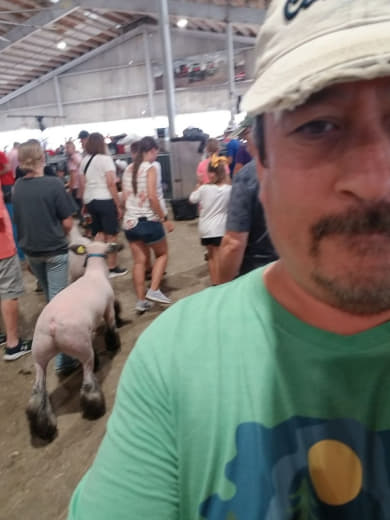 Pat at the Wisconsin State Fair