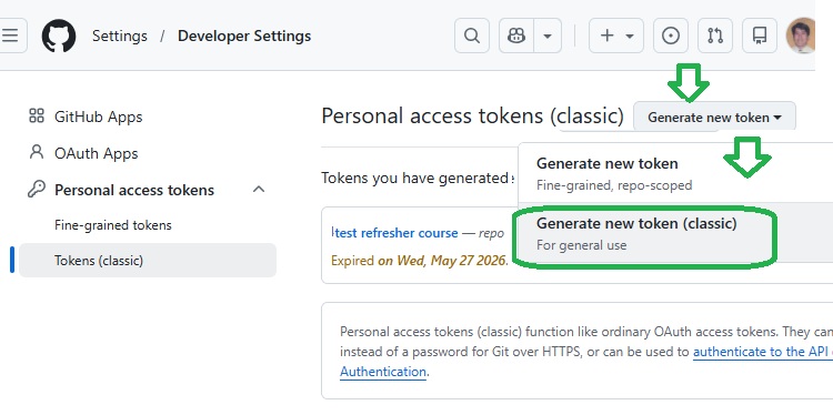 GIT Repo - Settings Part 2